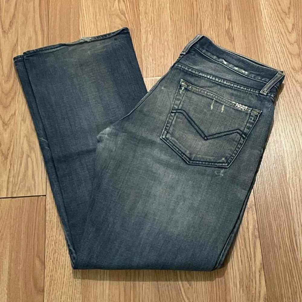 Made In Italy Energie Jeans Men Straight Morris Fit 33 (33x30) Western Designer